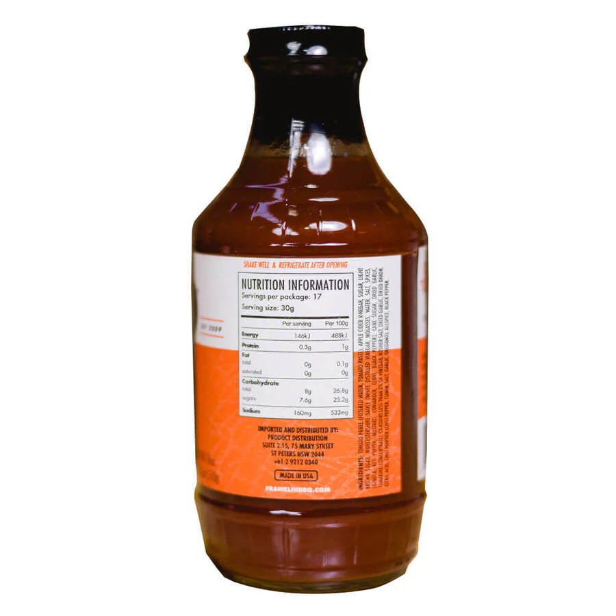 Franklin Barbecue Original Texas BBQ Sauce 510g image 1