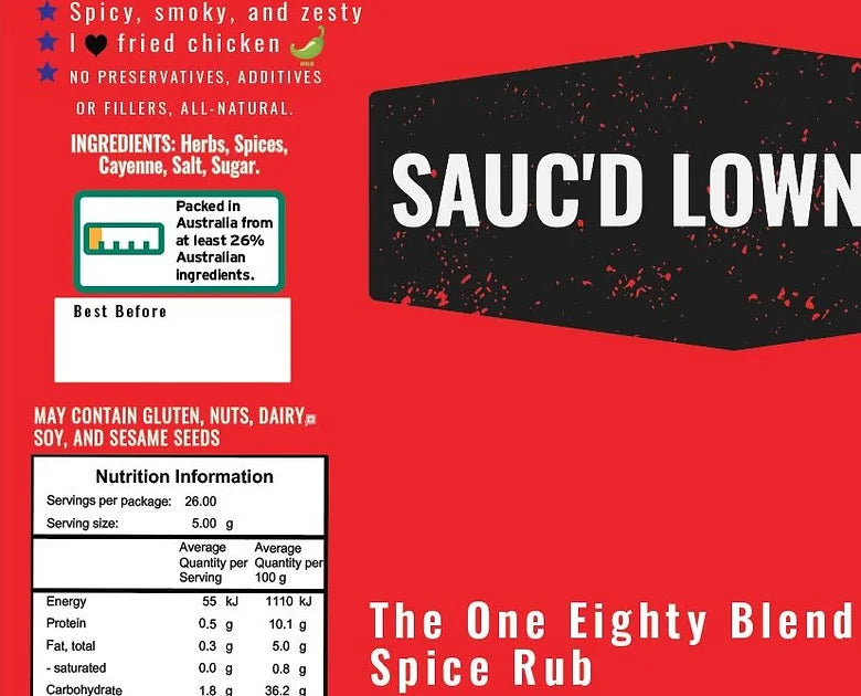 The One Eighty Blend Spice Rub - 130G image 3