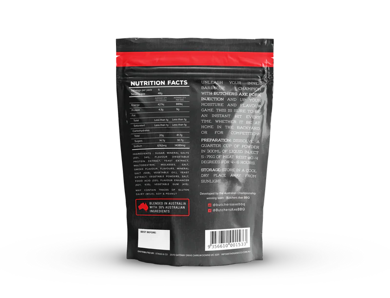 Butcher's Axe - BBQ Pork Injection image 1