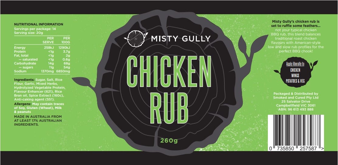 Misty Gully Chicken Rub image 2