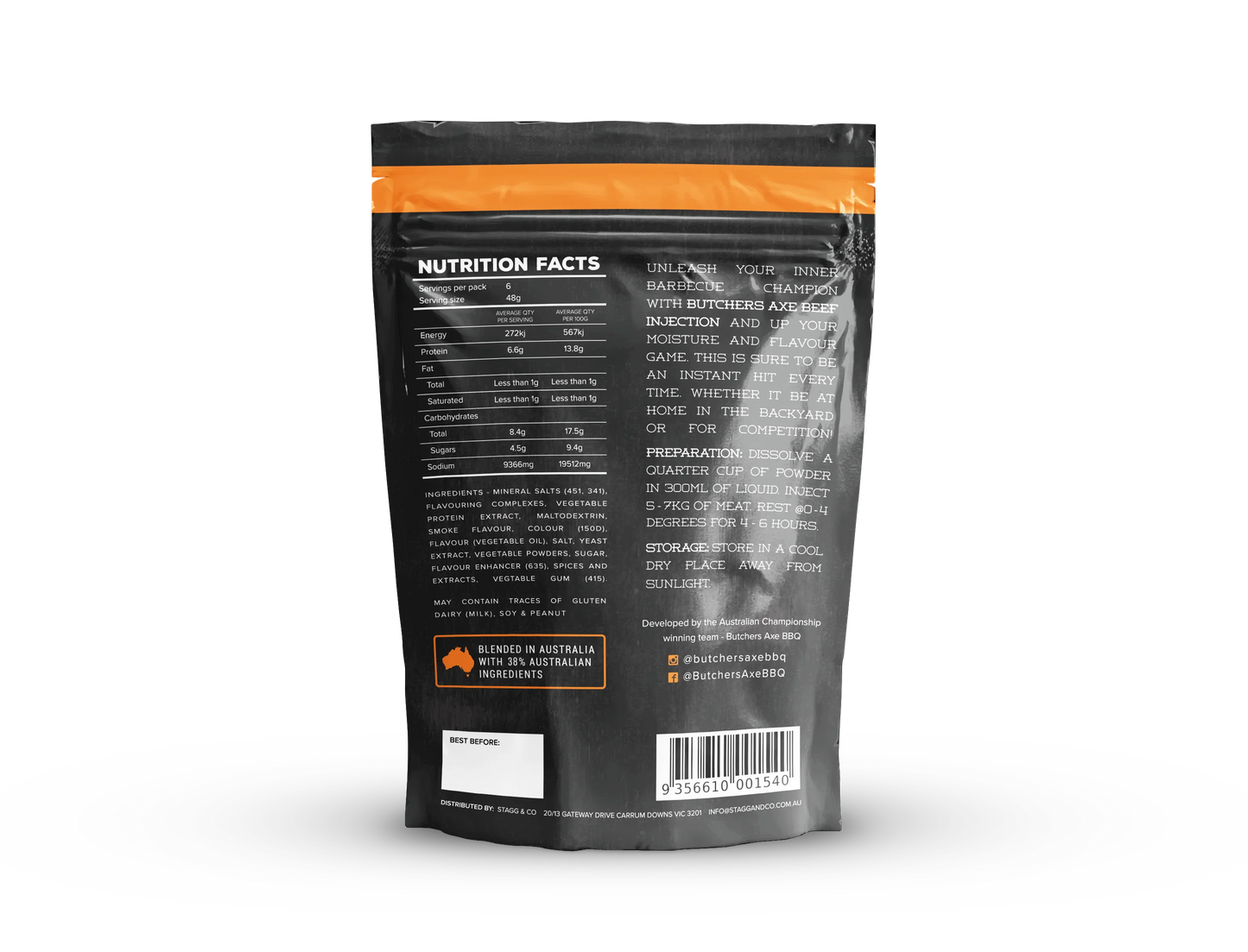 Butcher's Axe - BBQ Beef Injection image 1