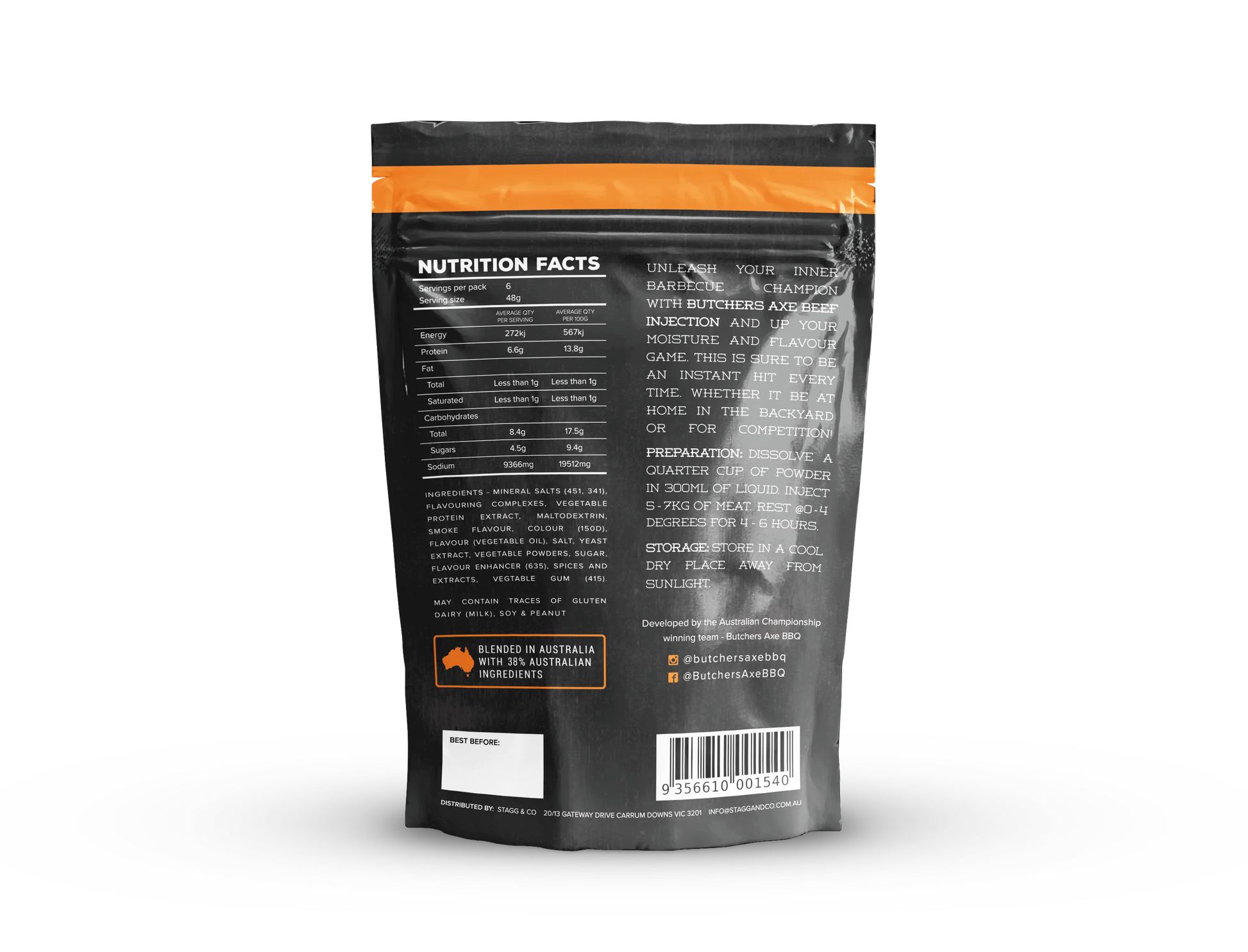 Butcher's Axe - BBQ Beef Injection image 1