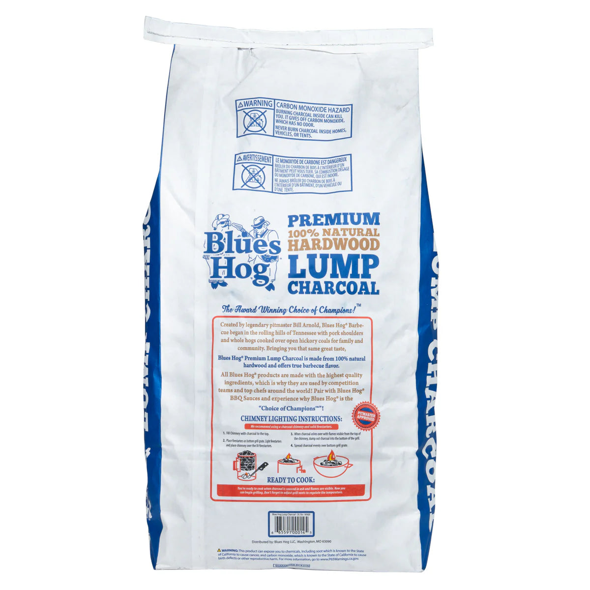 Blues Hog "All Natural Lump Charcoal" - 9kg image 1
