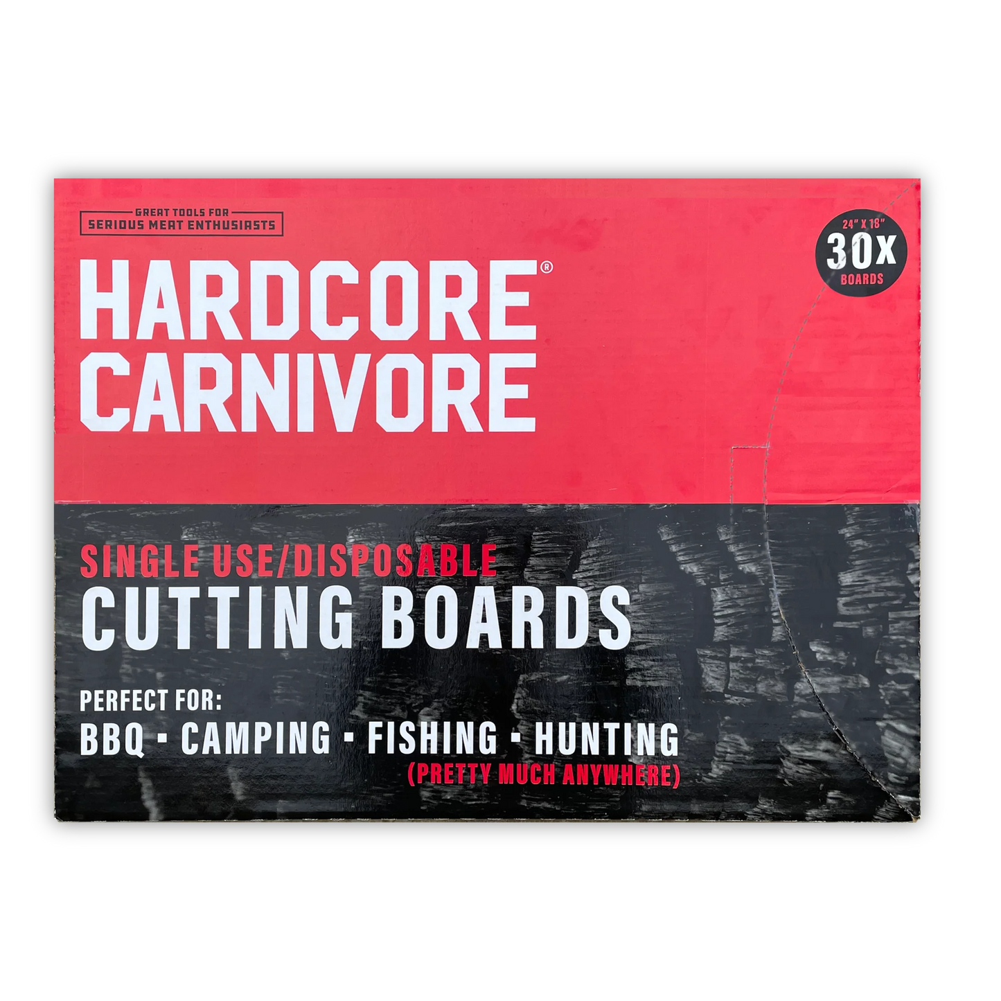 Hardcore Carnivore "Disposable Cutting Boards" - 30 Pack image 0